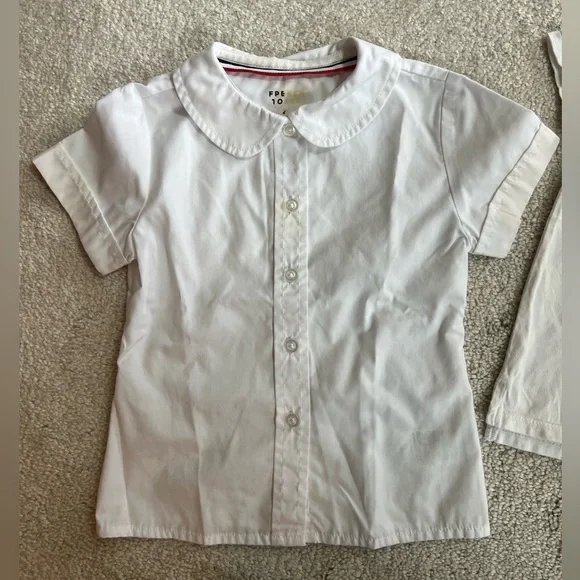 Crème de la Crème Girl 2T Jumpers & Tops - Navy, Khaki, White - Picture 5 of 6